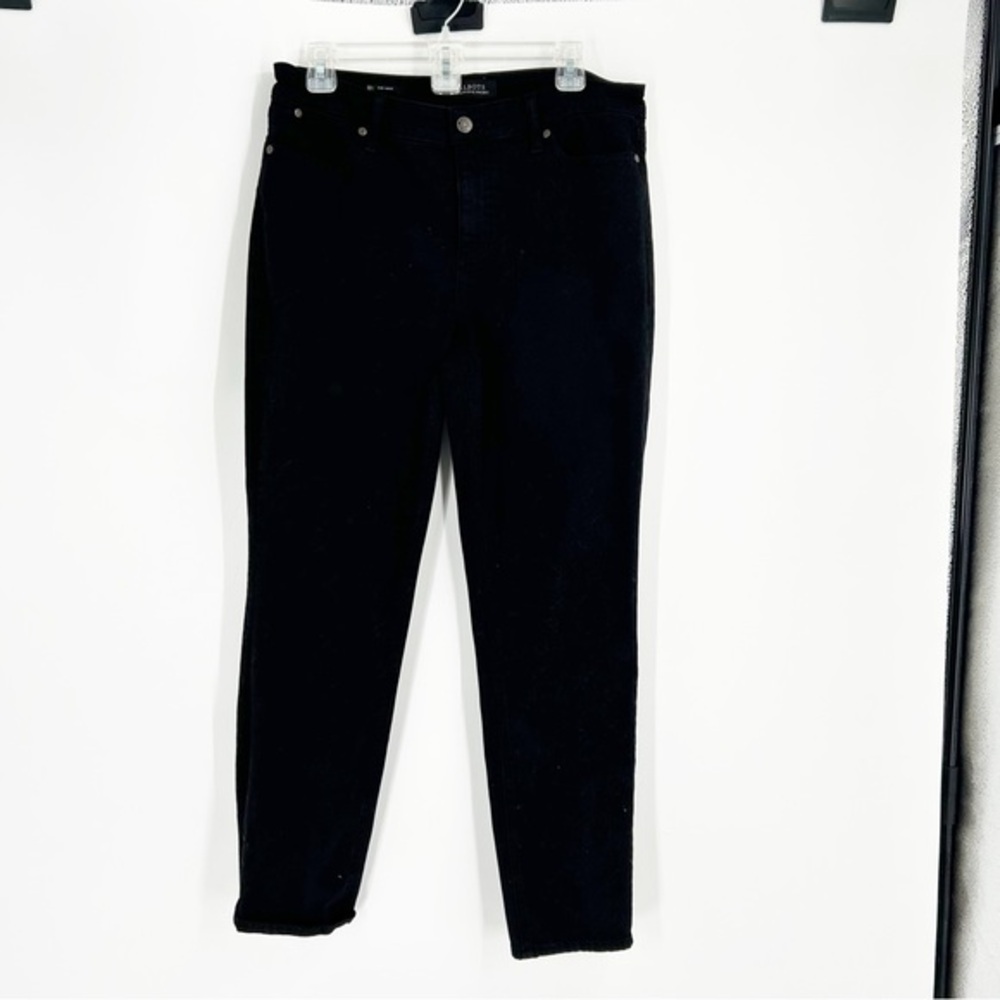 Talbots Black Flawless Five-Pocket Slim Ankle Jeans Size 10